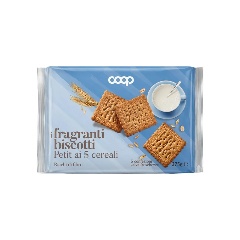 Квадратни бисквити Coop 375 г