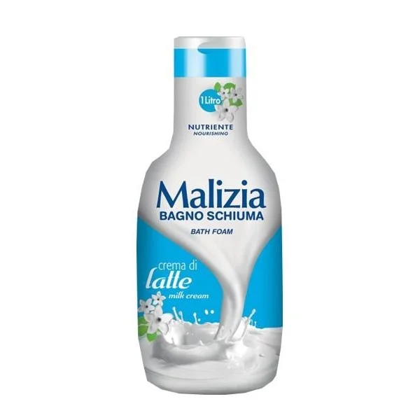 Пяна за вана Malizia мляко, 1 л