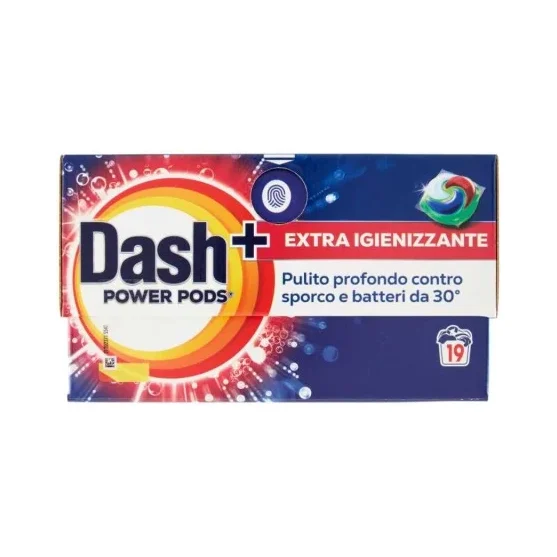 Капсули за пране Dash Power Extra хигиена 19 бр