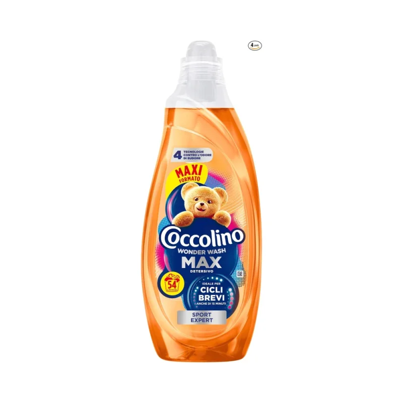 Течен препарат Coccolino Max Sport Expert 1.48 л, 37 пранета