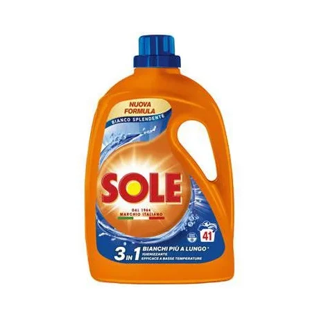 Течен препарат 3 в 1 Sole Bianco Splendente 41 пранета, 1.845 л