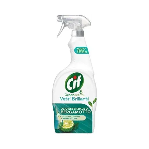 Препарат за прозорци Cif Spray Vetri Brillanti Greenactive,650мл