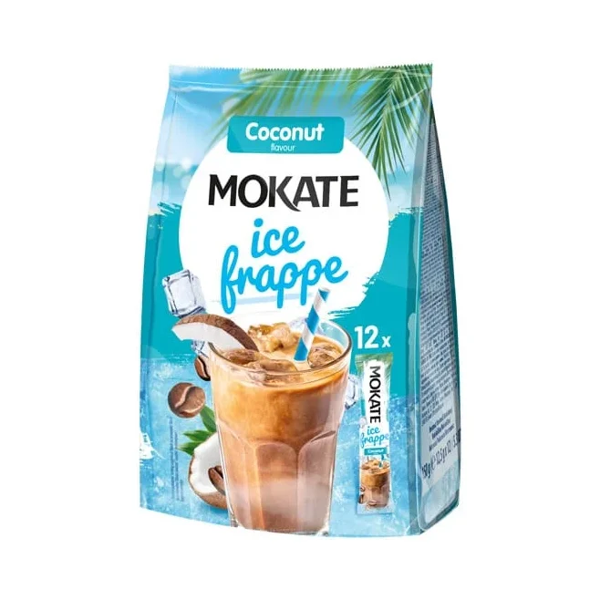 Разтворимо айс фрапе Mokate с вкус на кокос 150 г /12x12.5г/