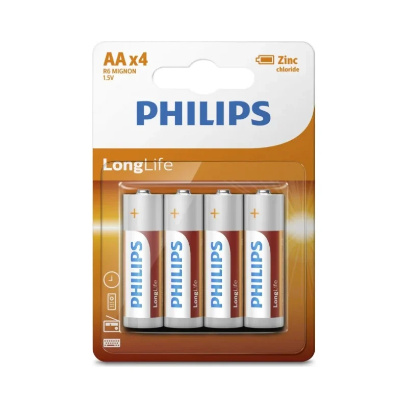 Батерии Philips R6/аа, 4 бр