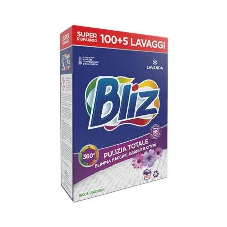 Прах за пране Bliz Lavanda, 105 пранета, 5.25 кг