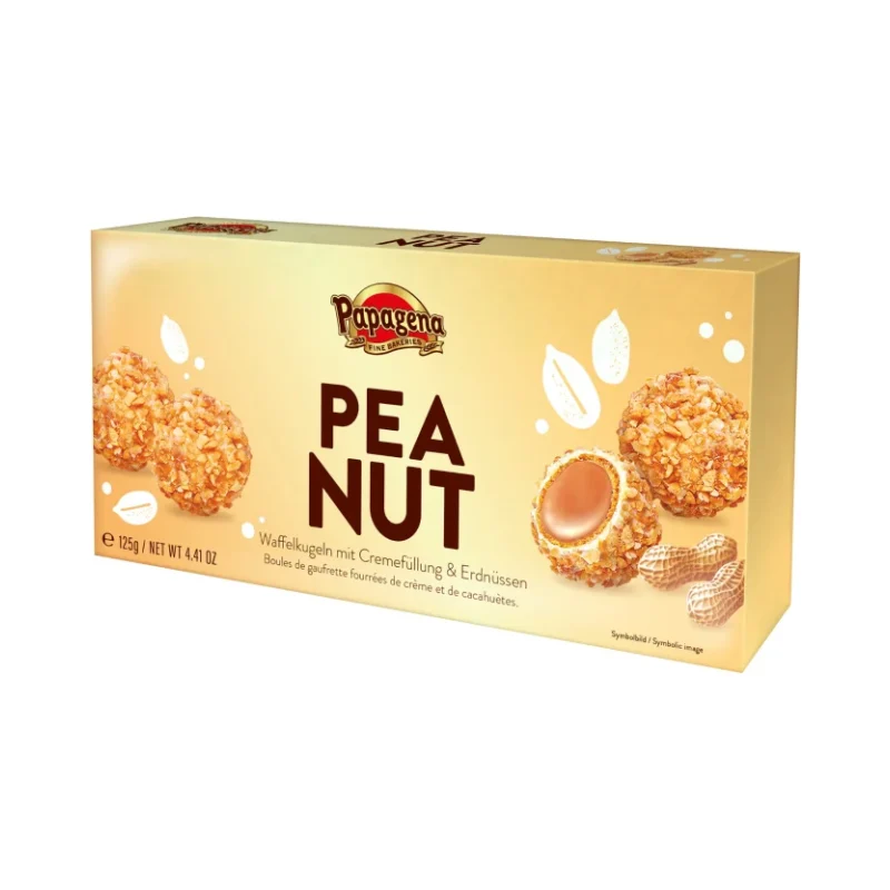Вафлени топки Papagena с фъстъчен крем, 125 г