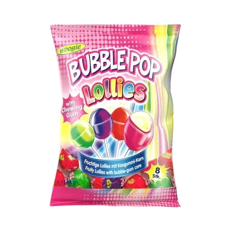 Близалка с дъвка Lollies 8 бр, 144 г в плик