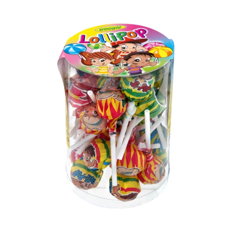 Близалки Woogie Lollipops, кутия 300 г