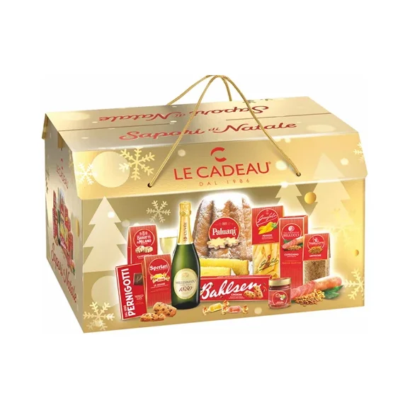 Подаръчна кутия пандоро Bauletto Sapori Di Natale Le Cadeau-10 продукта