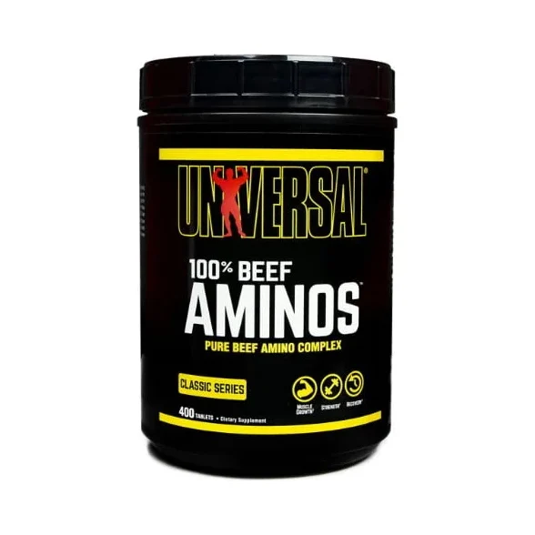 100% Beef Aminos 400 Tabs. (133 дози) - Universal