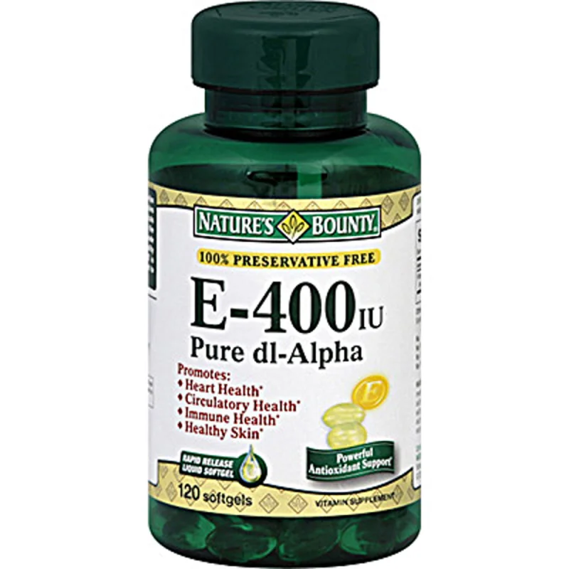 Vitamin E-400 / 120 Gel caps.
