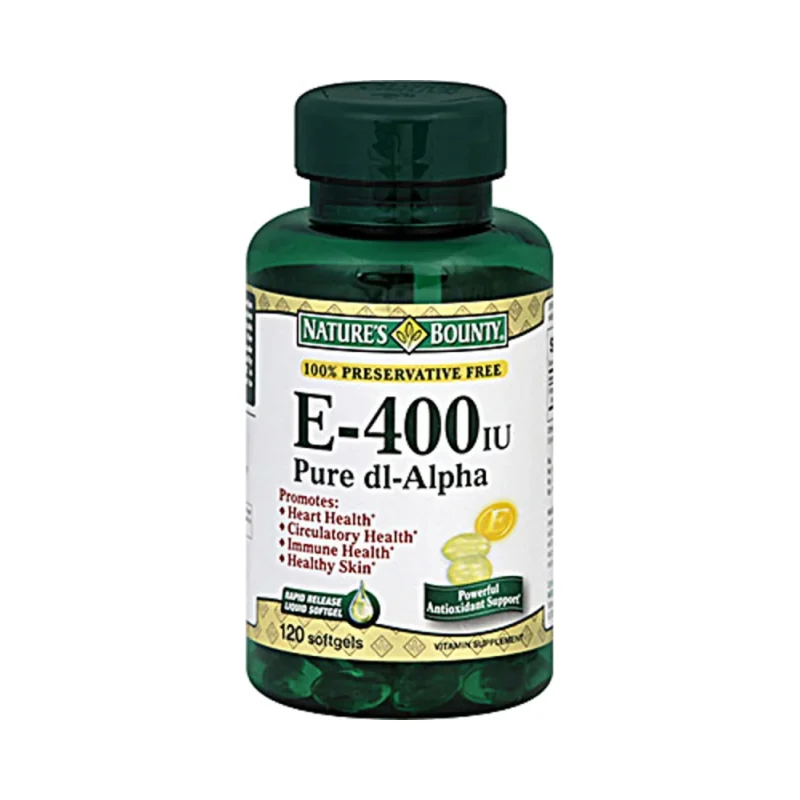 Vitamin E-400 / 120 Gel caps. - Nature's Bounty