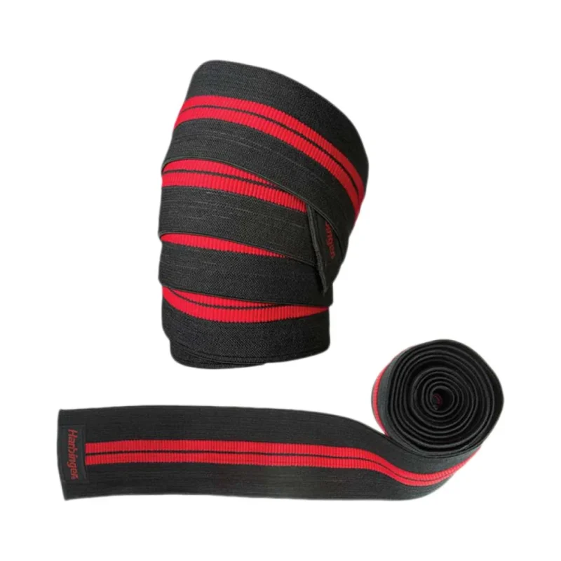 Бинтове за коляно Red Line Knee Wraps - Black/Red​ - Harbinger