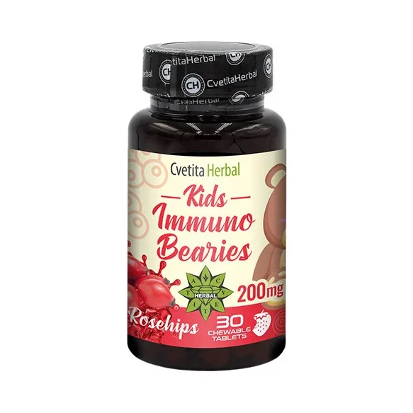 Kids Immuno Bearies / 30 Tabs (30 дози) - Cvetita Herbal