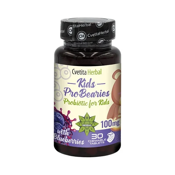 Kids Pro Bearies / 30 Tabs (30 дози) - Cvetita Herbal