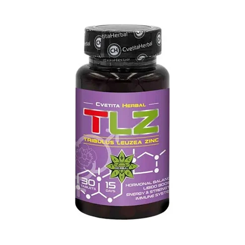 TLZ - Tribulus, Levzea and Zinc / 30 Tabs / 30g - Cvetita Herbal