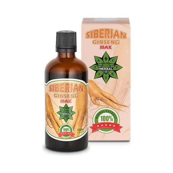 Siberian Ginseng MAX / 100 ml (33 дози) - Cvetita Herbal