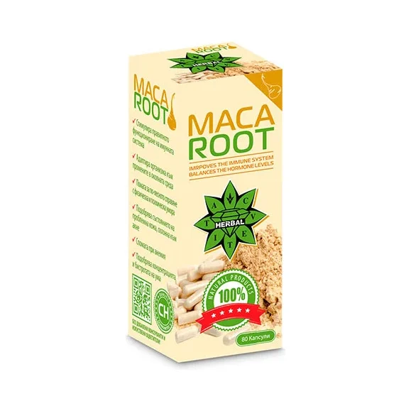Maca Root / 80 Caps (40 дози) - Cvetita Herbal