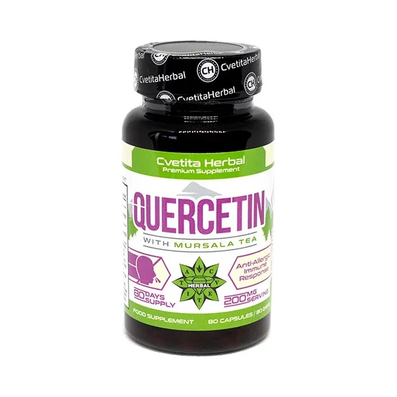 Quercetin 200mg / 80 Vcaps - Cvetita Herbal