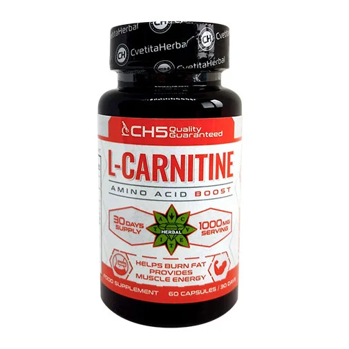 L-Carnitine 500mg / 60Caps.