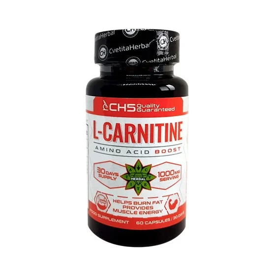 L-Carnitine 500mg / 60Caps. - Cvetita Herbal
