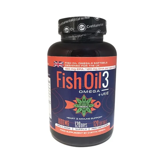 Fish Oil 3 / 120 Caps. - Cvetita Herbal