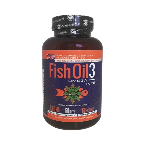 Fish Oil 3 / 60 Caps. - Cvetita Herbal