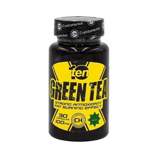 Green Tea 100mg. / 30 Caps. - Cvetita Herbal