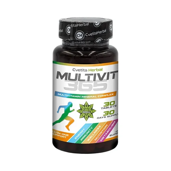 Multivit / 30 Tabs (30 дози) - Cvetita Herbal