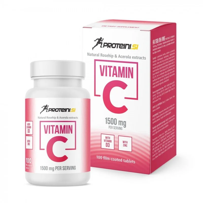 Vitamin C 1500mg + Vitamin D3 + Zinc - Витамин C + Витамин D3 + Цинк