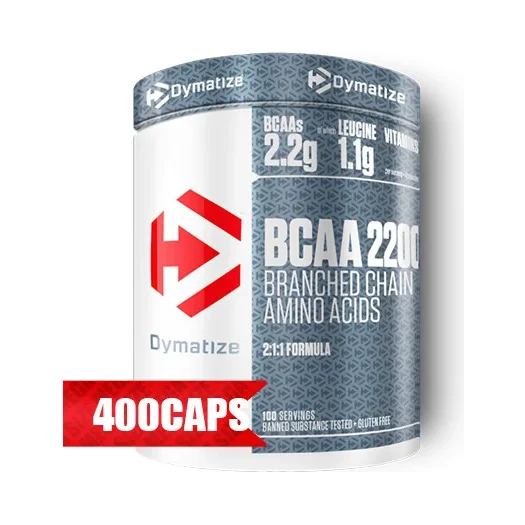 BCAA Complex 2200 / 400 Caps. (100 дози) - Dymatize