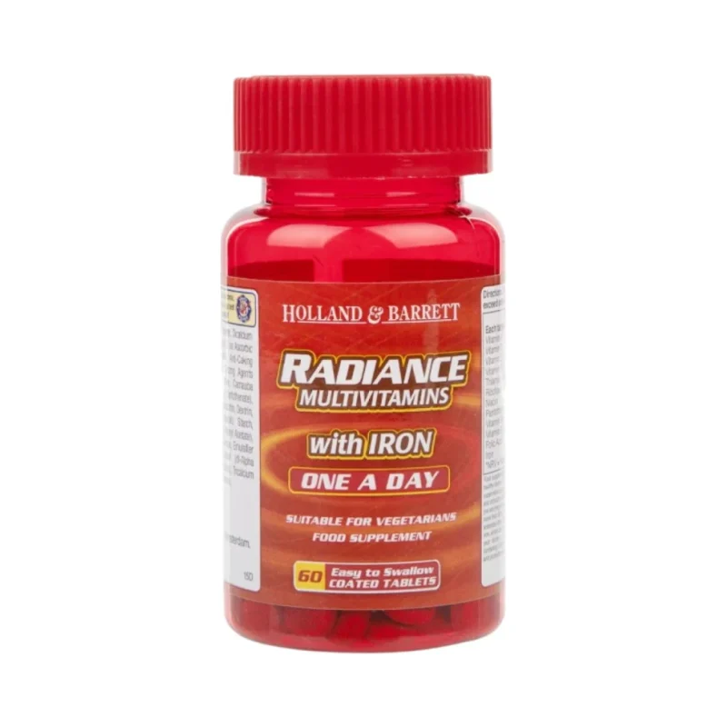 Radiance Multivitamins & Iron | One a Day / 60 Таблетки, 60 дози - Holland And Barrett