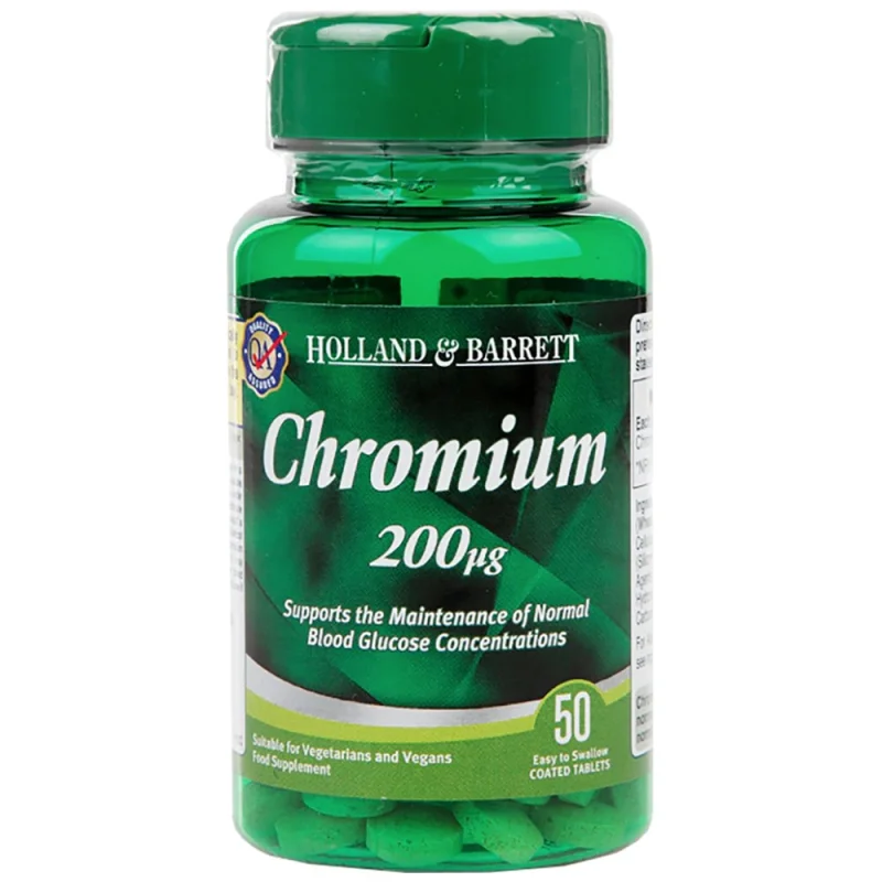 Chromium 200 mcg / 50 Таблетки, 50 дози