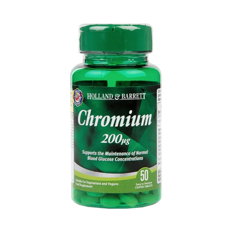 Chromium 200 mcg / 50 Таблетки, 50 дози - Holland And Barrett