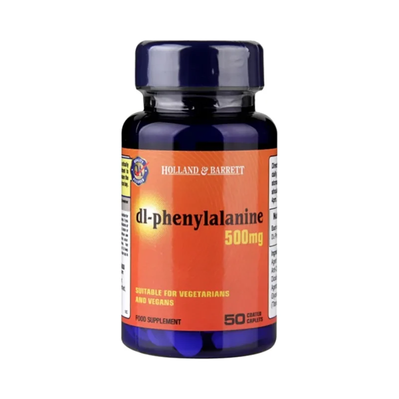 DL-Phenylalanine / DLPA 500 mg / 50 каплети - Holland And Barrett