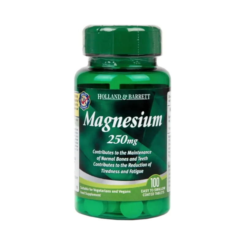 Magnesium Oxide 250 mg / 100 Таблетки, 100 дози - Holland And Barrett