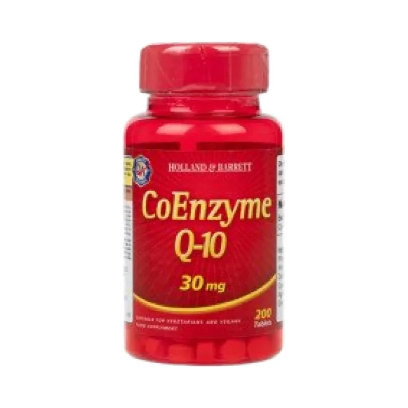 CoEnzyme Q-10 30 mg / 200 Таблетки, 200 дози - Holland And Barrett