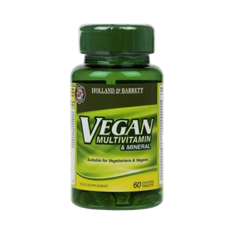 Vegan Multivitamin & Mineral / 60 Таблетки, 60 дози - Holland And Barrett