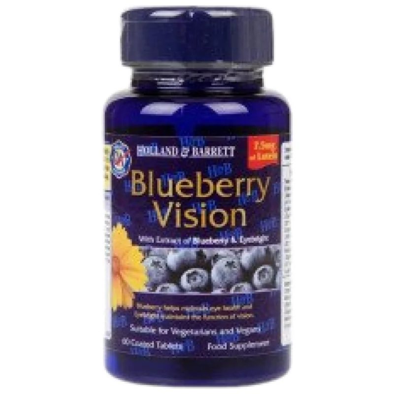 Blueberry Vision / 60 Таблетки, 30 дози