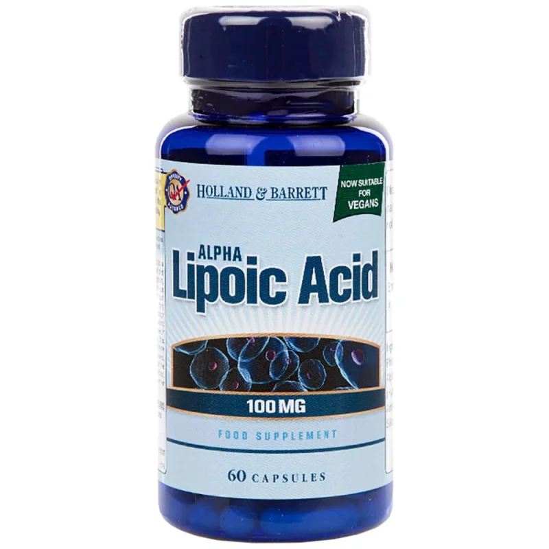 Alpha Lipoic Acid 100 mg / 60 капсули, 60 дози