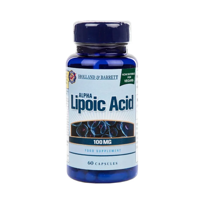 Alpha Lipoic Acid 100 mg / 60 капсули, 60 дози - Holland And Barrett