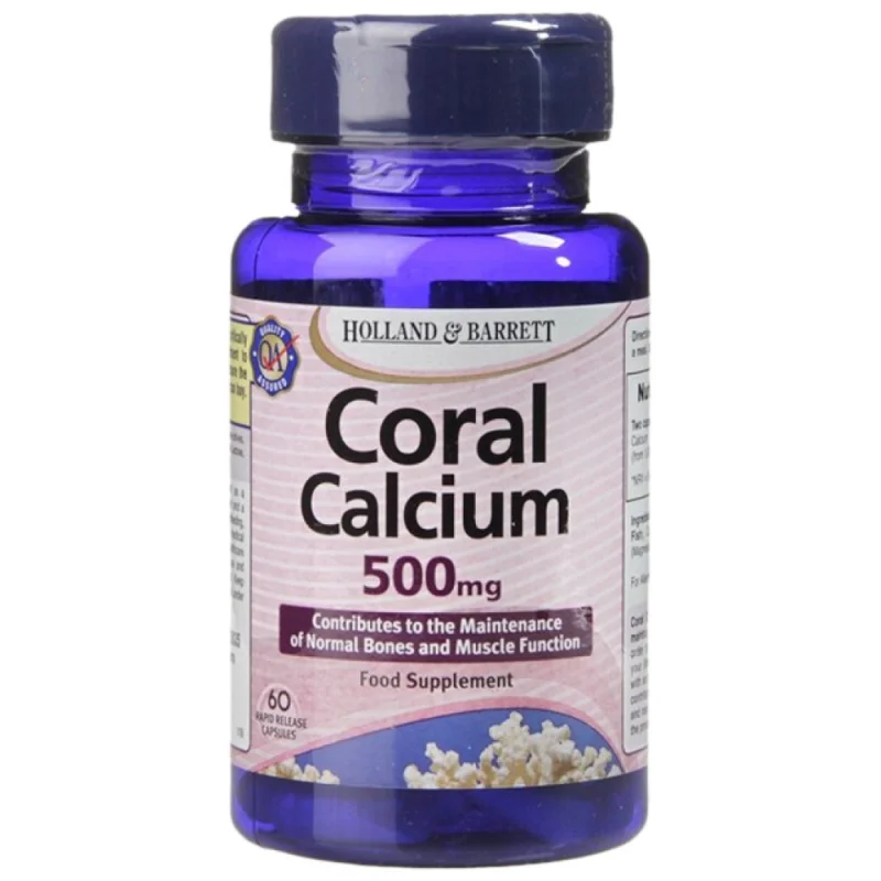 Coral Calcium 500 mg / 60 капсули, 30 дози