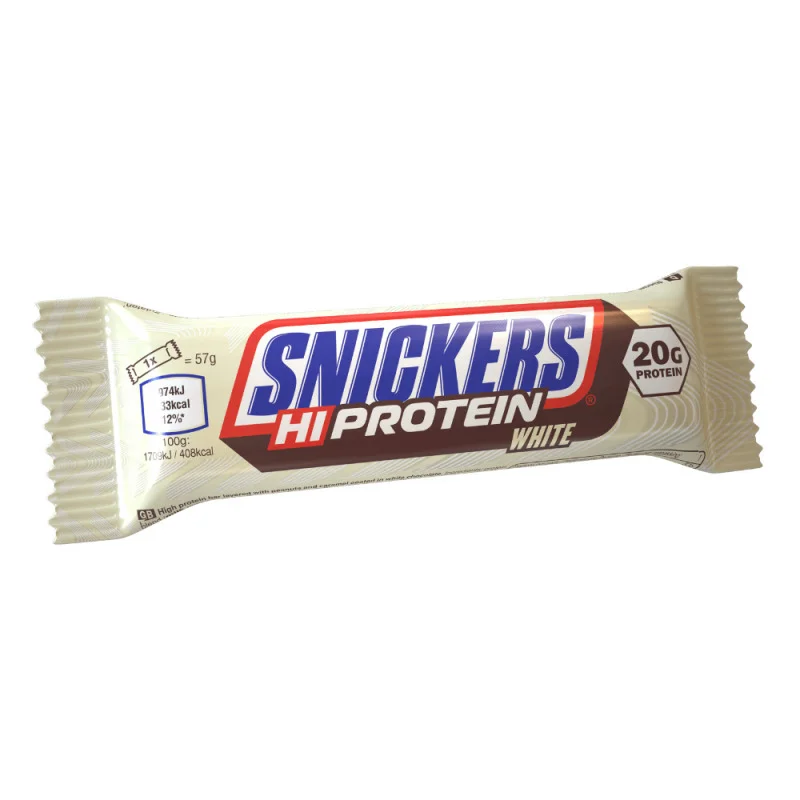 Snickers Hi Protein Bar - White Chocolate - Протеинов Ба?