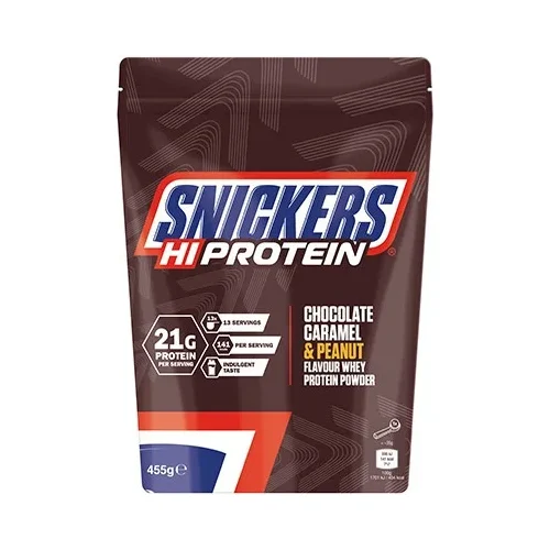 Snickers Hi Protein - Chocolate Caramel and Peanut - Суроватъчен Протеин - Mars Protein