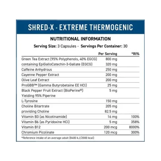 ABE Shred X | Ultimate Fat Burner / 90 капсули, 30 дози - Applied Nutrition