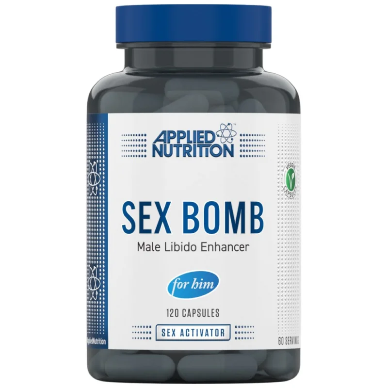 Sex Bomb For Him | Male Libido Enhancer / 120 капсули, 60 дози