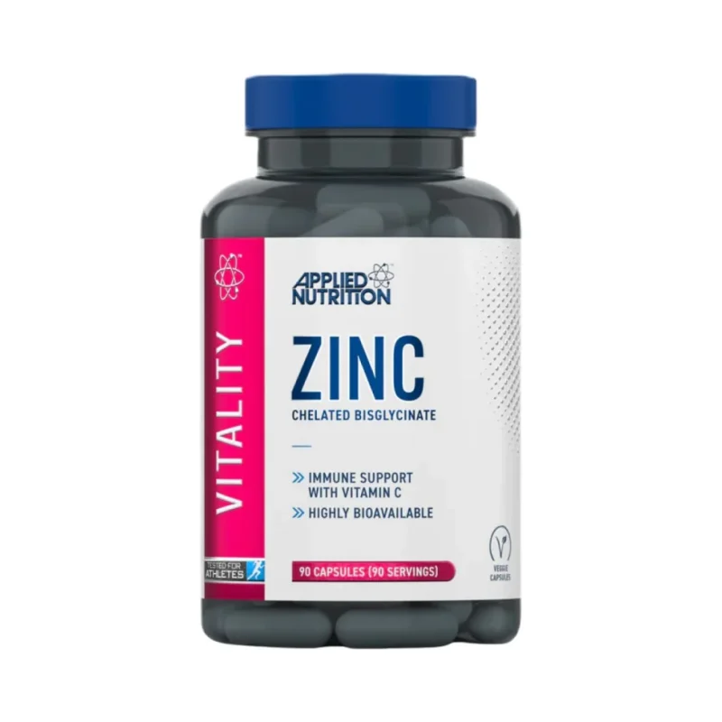 Zinc Vitality | 15 mg Zinc Bisglycinate / 90 капсули, 90 дози - Applied Nutrition
