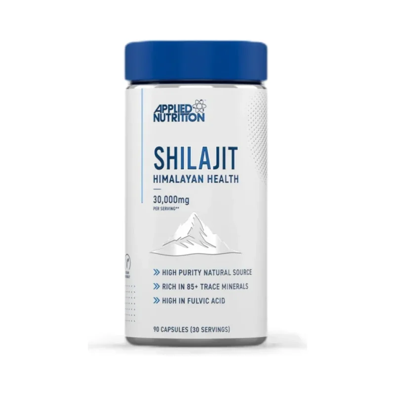 Shilajit 500 mg | 60% Fulvic Acid / 90 капсули, 30 дози - Applied Nutrition