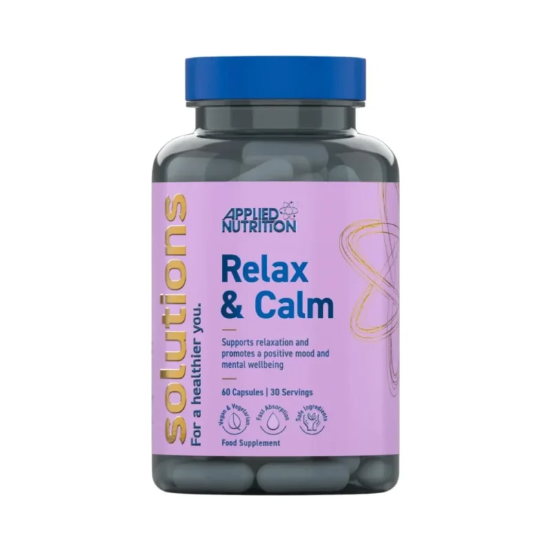 Solutions Relax & Calm | with Reishi & Ashwagandha (30 дози) / 60 капсули - Applied Nutrition