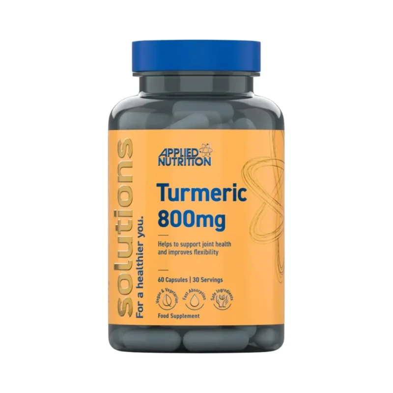 Solutions Turmeric 800 mg | with Black Pepper (30 дози) / 60 капсули - Applied Nutrition